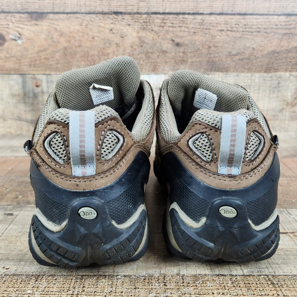 Oboz Sawtooth II Waterproof Women Sz 9.5 Low Hiking Shoes Tan Outdoor Shoes - Picture 5 of 9